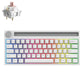 Frendorf | Ajazz K620T 62 Tasten Bluetooth Wireless Dual Mode Mechanische Tastatur, Stil: Pink Shaft (Weiß)
