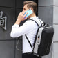 Frendorf | Harte Schalen Rucksack Legierungsrahmen Diebstahlschutz Computer Tasche für Männer, Farbe: 8003 Schwarz