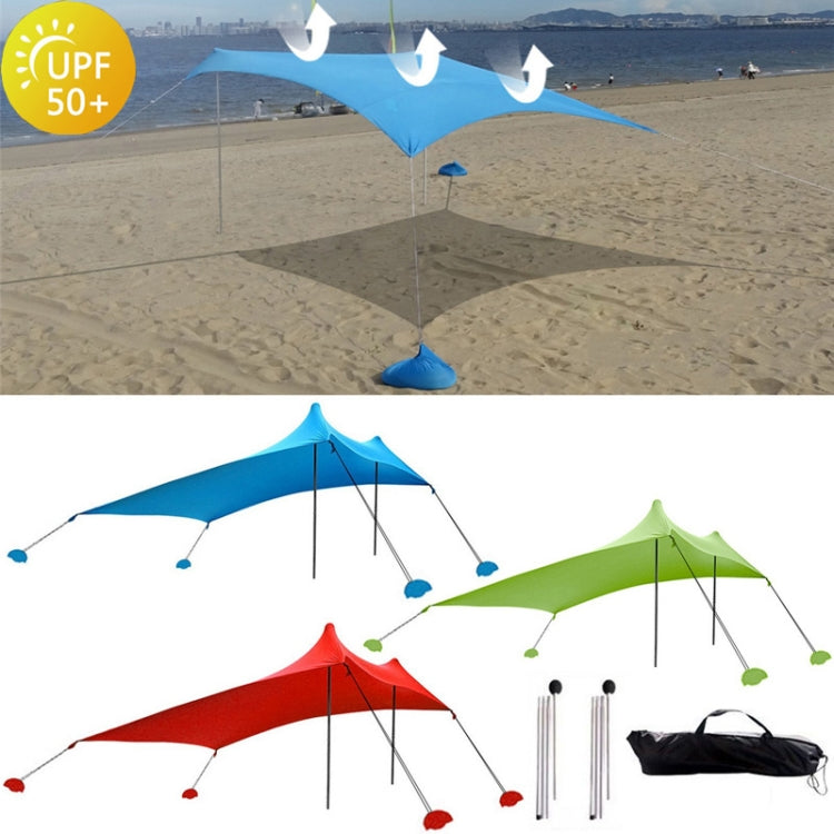 Frendorf | Outdoor Strand Lycra Überdachung Camping Zelt Sonnenblende Angelzelt, Größe: 210x160x150cm(Blau)
