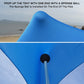 Frendorf | Outdoor Strand Lycra Überdachung Camping Zelt Sonnenblende Angelzelt, Größe: 210x160x150cm(Blau)