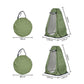 Frendorf | Outdoor Camping Toilette Umkleidezelt Automatisches Duschzelt, Stil: Einzelperson (Ölgrün)