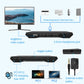 Frendorf | 2 In 1 Out 4K 60Hz Typ-C Notebook Dedizierter KVM Switch(Schwarz)