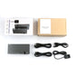 Frendorf | 2 In 1 Out 4K 60Hz KVM HDMI Switch USB Swltch Splitter Box HUB (Silber Grau)