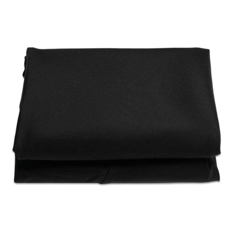 Frendorf | Polyester Sonnenschirm Ersatzstoff Rund Garten Schirmbezug, Größe: Durchmesser 2,7 m 6 Streben (Schwarz)