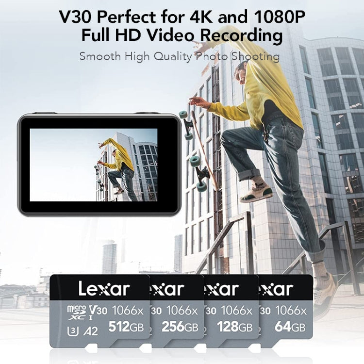 Frendorf | Lexar LKSTF1066X Hochgeschwindigkeits-TF-Karte Bewegungs-Kamera Überwachungs-Rekorder Speicherkarte, Kapazität: 64GB