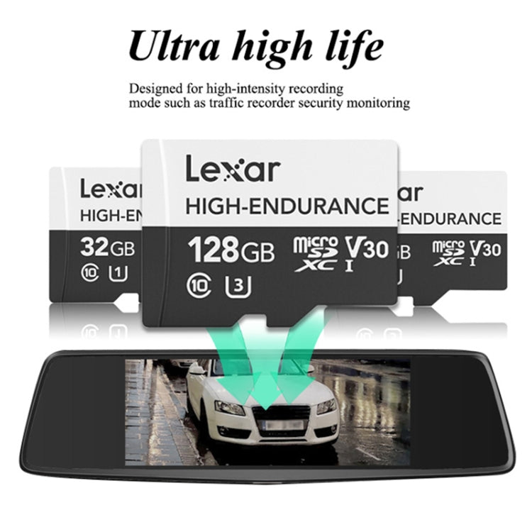 Frendorf | Lexar LSDM10 Sicherheitsüberwachungskamera Dash Cam Speicherkarten, Kapazität: 128GB