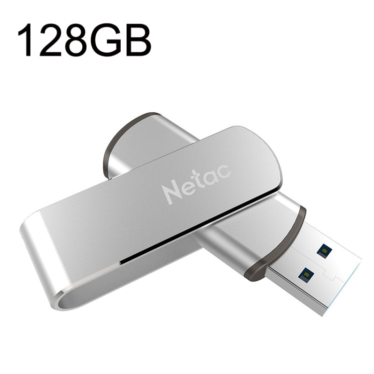 Frendorf | Netac U388 High Speed USB3.0 Metall Rotierendes Auto Computer U Disk, Kapazität: 128GB