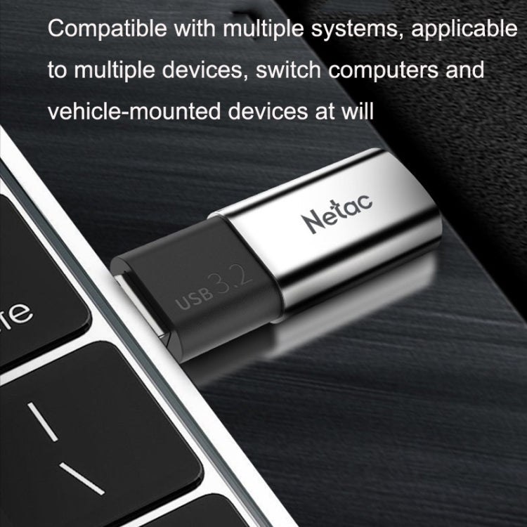 Frendorf | Netac US2 Hochgeschwindigkeits-Metallkappen-Computer-Auto-Mobile Solid State USB-Flash-Laufwerke, Kapazität: 256GB