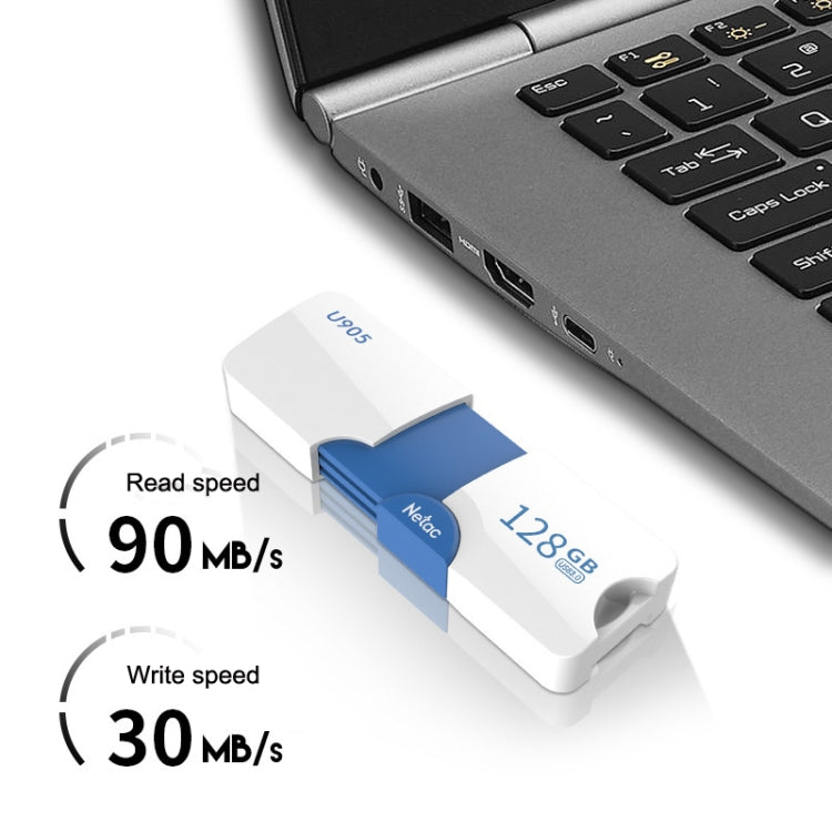 Frendorf | Netac U905 Hochgeschwindigkeits-USB3.0 ausziehbarer Auto Musik Computer USB Flash-Laufwerk, Kapazität: 128GB