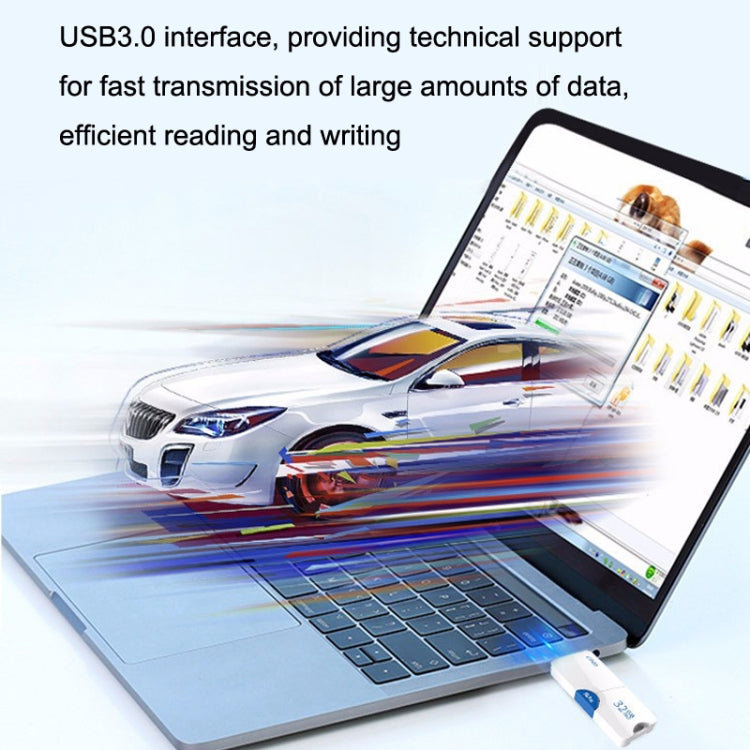 Frendorf | Netac U905 Hochgeschwindigkeits-USB3.0 ausziehbarer Auto Musik Computer USB Flash-Laufwerk, Kapazität: 128GB