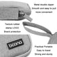Frendorf | Baona Smartwatch Armband Datenkabel Tragetasche Für Apple Watch, Spezifikation: Groß (Grau)