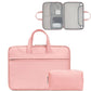 Frendorf | Baona BN-Q006 PU Leder Voll öffnende Laptop-Handtasche für 11/12 Zoll (Rosa + Power Bag)