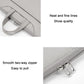 Frendorf | Baona BN-Q006 PU-Leder Vollöffnung Laptop Handtasche Für 13/13,3 Zoll (Grau Dick)