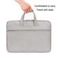 Frendorf | Baona BN-Q006 PU-Leder Vollöffnung Laptop Handtasche Für 13/13,3 Zoll (Grau Dick)