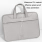 Frendorf | Baona BN-Q006 PU Leder Vollöffnung Laptop Handtasche für 15/15.6/16 Zoll (Himmelblau Dick)