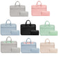 Frendorf | Baona BN-Q006 PU Leder Vollöffnung Laptop Handtasche Für 13/13,3 Zoll (Himmel Blau + Power Bag)