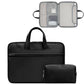 Frendorf | Baona BN-Q006 PU Leder Vollöffnende Laptop-Handtasche Für 13/13.3 Zoll (Schwarz+Power Bag)