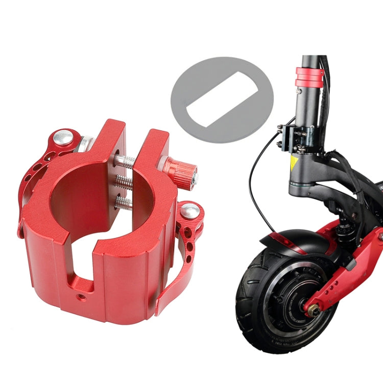 Frendorf | Klappschnellverschluss für ZERO 8X 10X 11X SPEEDUAL Dualtron DT3 Thunder Elektroroller mit Polster Rot