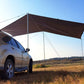 Frendorf | Outdoor Picknick Campingzelt An Der Seite Des Autos Regenfeste Überdachung 300x200cm (Dunkelgrau)