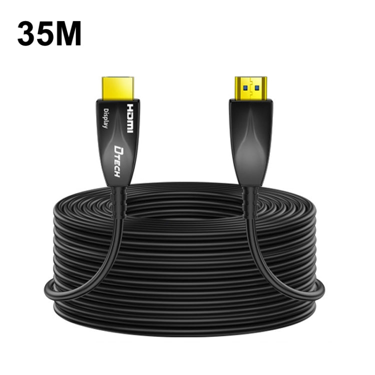Frendorf | DTECH HDMI 2.0 Version Glasfaserleitung 4K 60Hz Großbild-TV Engineering Verdrahtung, Länge: 35 m