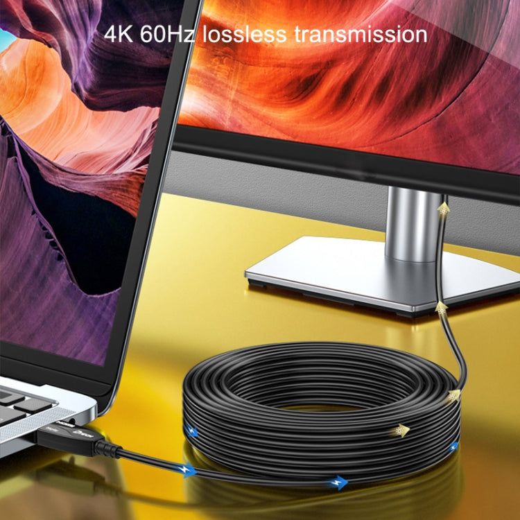 Frendorf | DTECH HDMI 2.0 Version Glasfaserleitung 4K 60Hz Großbildfernseher Ingenieurverdrahtung, Länge: 40m