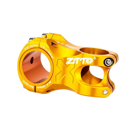 Frendorf | ZTTO Fahrradlenker Hollow 0 Grad Kurzer Riser (Gold)
