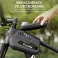 Frendorf | WEST BIKING Fahrrad TPU Hartschalen Frontträger Beidseitige Handytasche (Schwarz)