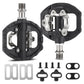 Frendorf | WEST BIKING Mountainbike Aluminiumlegierung Lager einseitiges selbstverriegelndes Pedal (Schwarz)
