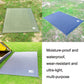 Frendorf | Outdoor Zeltmatten Verdicktes Oxford-Gewebe Wasserdichte Picknickmatte, Größe: 210x210cm (Schwarz)