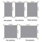 Frendorf | Outdoor Zeltmatten Verdicktes Oxford-Gewebe Wasserdichte Picknickmatte, Größe: 210x210cm (Schwarz)