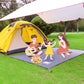 Frendorf | Outdoor Zeltmatten Verdicktes Oxford-Gewebe Wasserdichte Picknickmatte, Größe: 210x210cm (Schwarz)