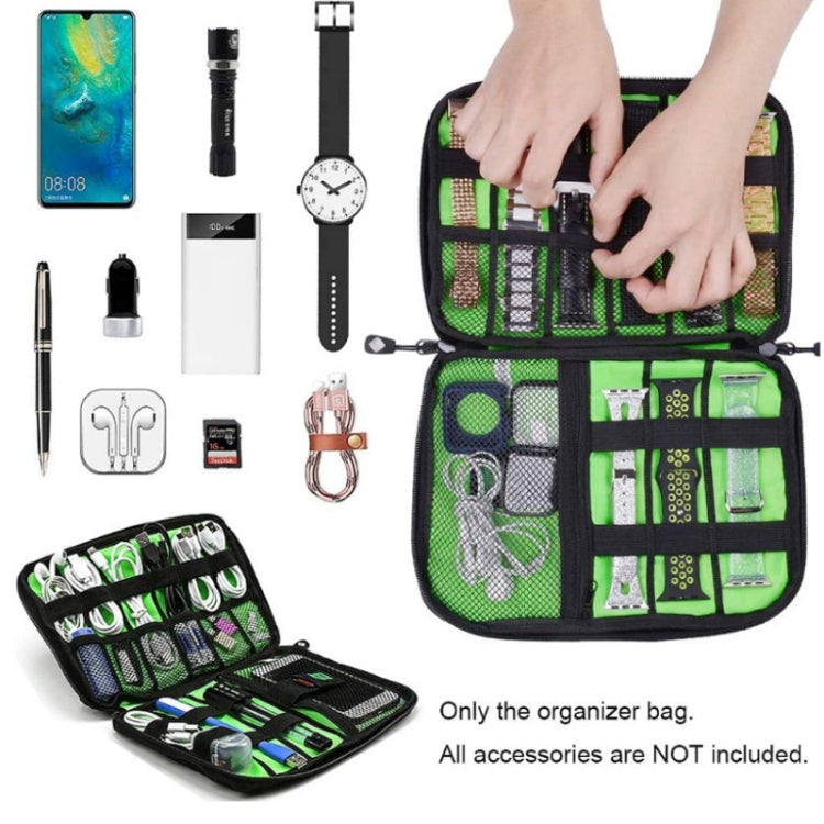 Frendorf | Multifunctionele Draagbare Mobiele Telefoon Digitale Accessoires U Schijf Opslagtas, Kleur: Marineblauw