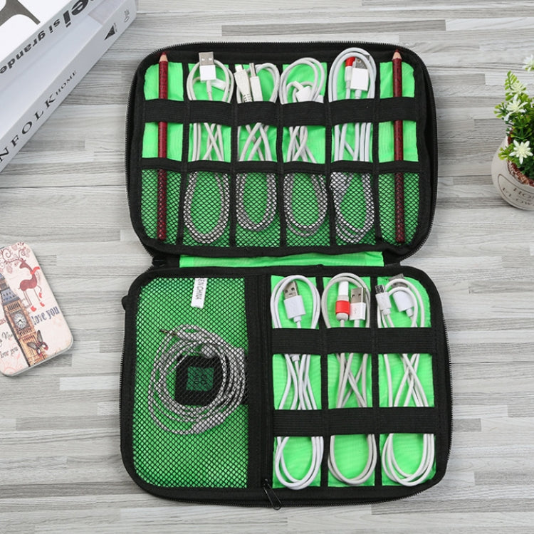 Frendorf | Multifunctionele Draagbare Mobiele Telefoon Digitale Accessoires U Schijf Opslag Tas, Kleur: Roze Rood