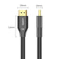 Frendorf | DTECH HDMI 8K 60Hz HD Optisches Glasfaser Kabel TV Display Projektor Verlängerungskabel 1m