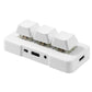 Frendorf | MK321 3 Tasten Benutzerdefinierte Tasten Spiel Büro PS Clip Makro Programmierung Tastatur, Kabellänge: 1,5 m (Weiß)
