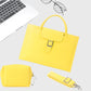Frendorf | S176 Tragbare wasserdichte Laptop-Tasche mit Power-Pack, Größe: 15 Zoll (Gansgelb)
