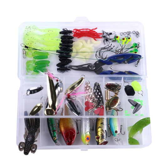 Frendorf | 110 PCS / Box HENGJIA Seebarsch Fake Soft Bait Angelzubehör Süßwasserköder