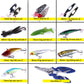 Frendorf | 110 PCS / Box HENGJIA Seebarsch Fake Soft Bait Angelzubehör Süßwasserköder