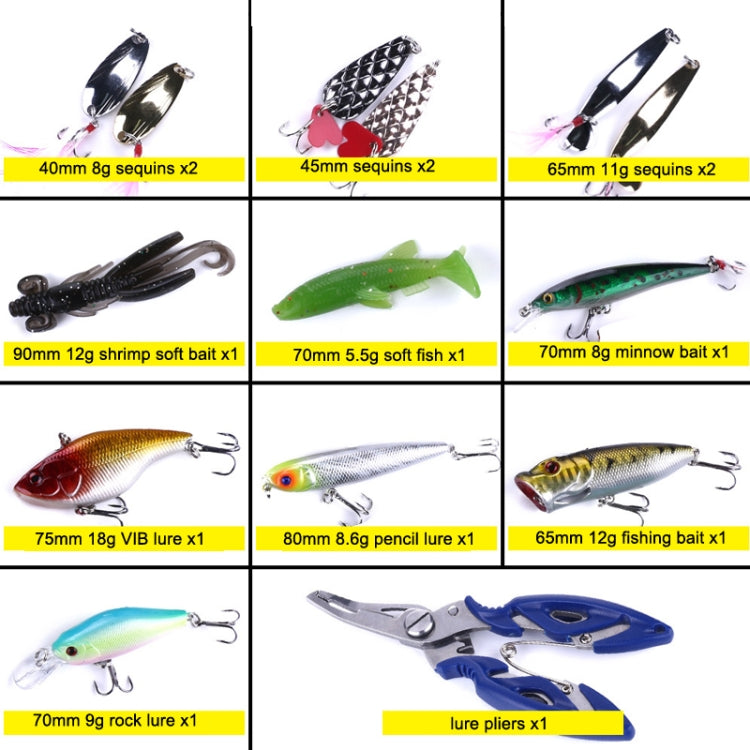 Frendorf | 110 PCS / Box HENGJIA Seebarsch Fake Soft Bait Angelzubehör Süßwasserköder