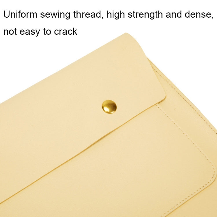 Frendorf | S178 3 In 1 Leder Wasserdichte Laptop Liner Tasche, Größe: 13 Zoll (Avocado Grün)