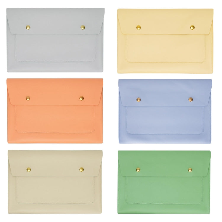 Frendorf | S178 3 In 1 Leder Wasserdichte Laptop Liner Tasche, Größe: 13 Zoll (Avocado Grün)