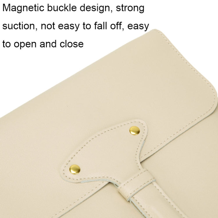 Frendorf | S177 3 In 1 Leder Wasserfest Laptop Innenfutter Taschen, Größe: 13 Zoll (Avocado Grün)