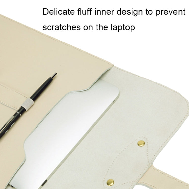 Frendorf | S177 3 In 1 Leder Wasserfest Laptop Innenfutter Taschen, Größe: 13 Zoll (Avocado Grün)