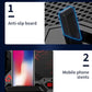 Frendorf | CoolCold 17 Zoll Gaming Laptop Kühler Sechs Lüfter Zwei USB-Anschlüsse 2600RPM Laptop Kühlpad (Schwarz Rot)