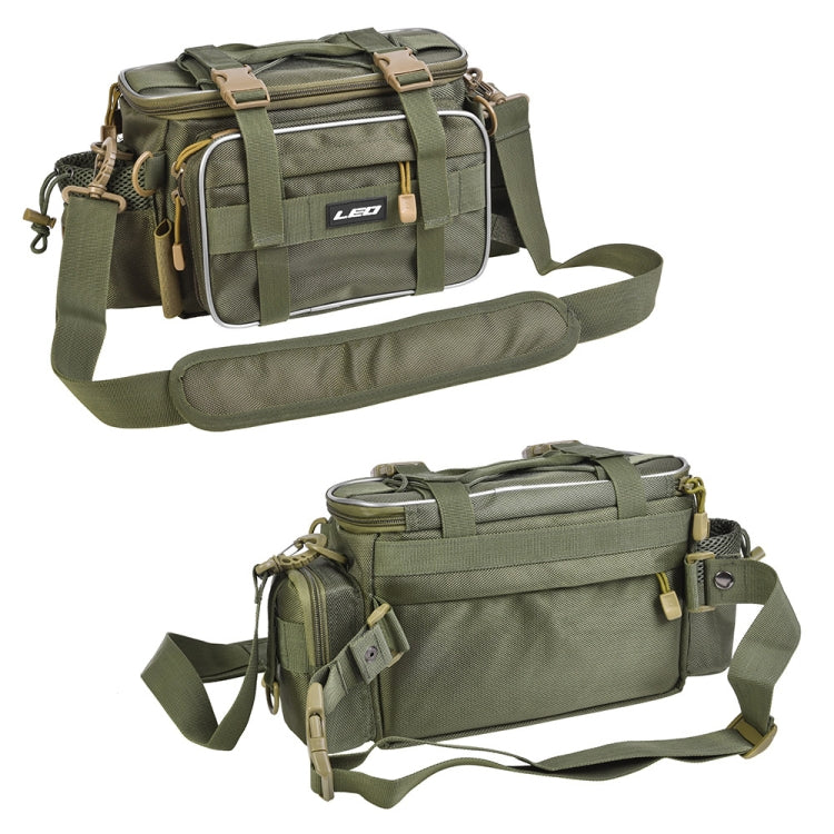 Frendorf | LEO 27852 Multifunktionale Luya Tasche Angelzubehör Schultertasche Outdoor Fototasche (Armeegrün)