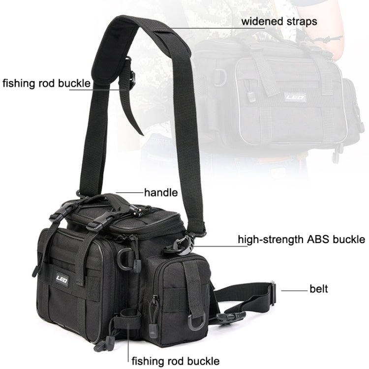 Frendorf | LEO 27852 Multifunktionale Luya Tasche Angelzubehör Schultertasche Outdoor Fototasche (Armeegrün)