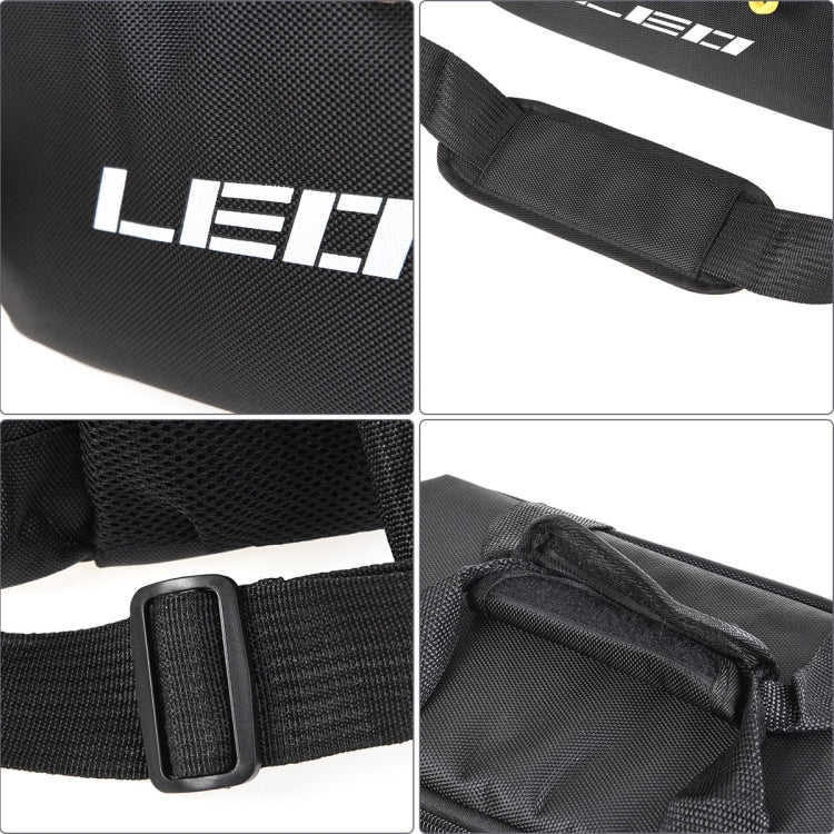 Frendorf | LEO 28048 Verdickung Quadrat Straße Sub Tasche Köder Rad Angelzubehör Tasche (Schwarz)