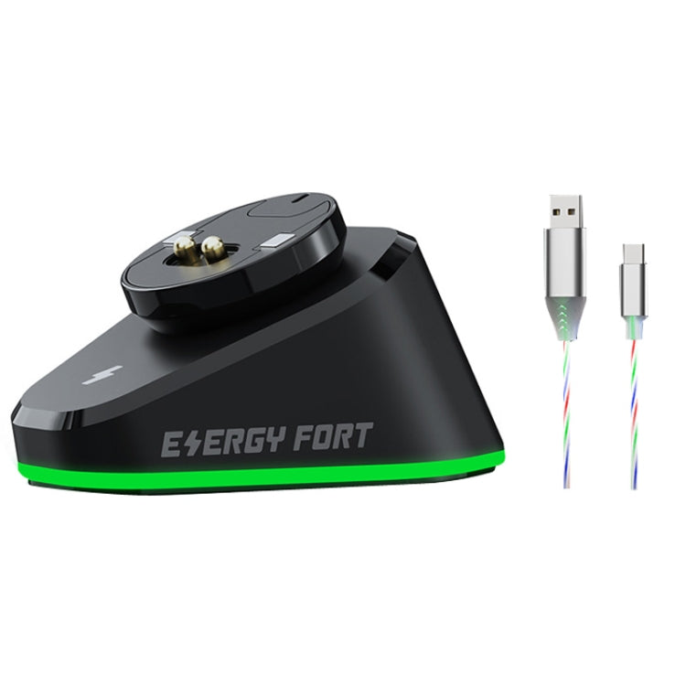 Frendorf | Für Logitech G502 / GPW1 / 2 Wireless Mouse Lade-Dock Stand Schwarz Stream