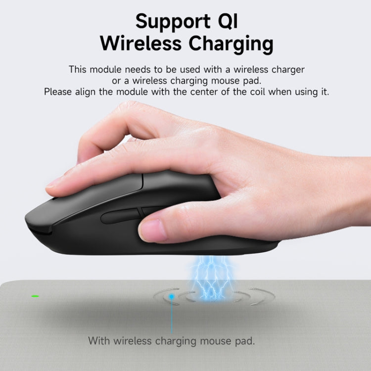 Frendorf | Für Logitech G502 / G703 / G403 / G903 / GPW / GPW2 Maus Wireless Charging Modul Schwarz