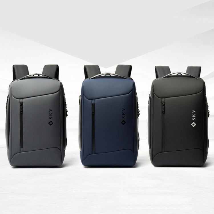 Frendorf | SKV B20430 Herren Große Kapazität Pendler Laptop Tasche Business Casual Rucksack (Blau)